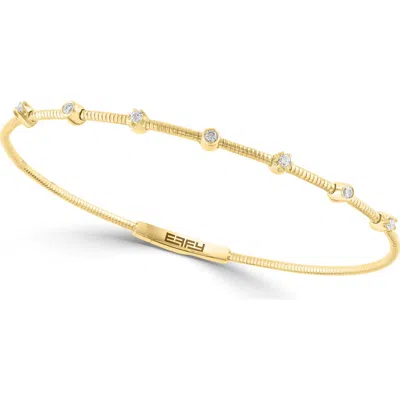 Effy Diamond Station Bangle Bracelet In Gray