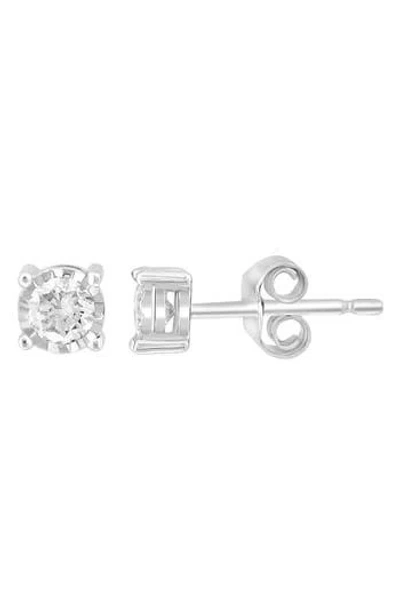 Effy Diamond Stud Earrings In Red
