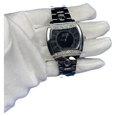 Pre-owned Effy Diamonds Pave Dial Luxury Swiss Quartz Bracelet Watch In Multi
