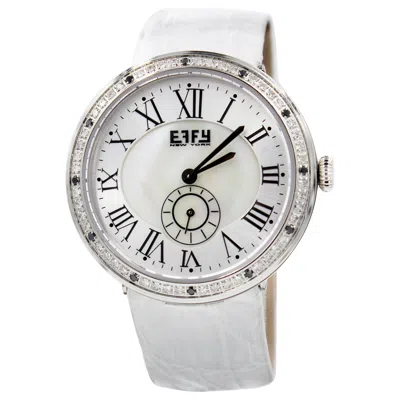 Pre-owned Effy Diamonds Pave Dial Luxury Swiss Quartz Exotic Watch 0.64 Tcw In Multi