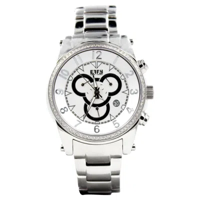 Pre-owned Effy Diamonds Pave Dial Luxury Swiss Quartz Exotic Watch 0.64 Tcw In Multi