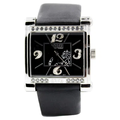 Pre-owned Effy Diamonds Pave Dial Luxury Swiss Quartz Exotic Watch 0.77 Tcw In Multi