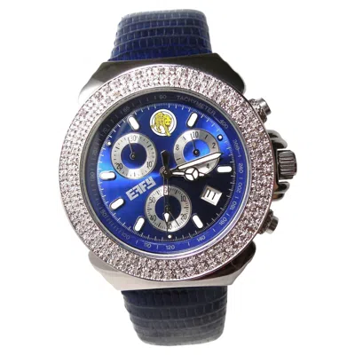 Pre-owned Effy Diamonds Pave Dial Luxury Swiss Quartz Exotic Watch In Multi