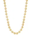 Effy Eny Women's 14k-gold-plated Sterling Silver Beaded Necklace In Yellow Gold