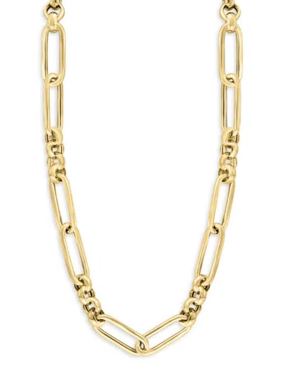 Effy Eny Women's 14k Goldplated Paperclip Necklace In Silver