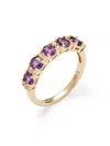 EFFY ENY WOMEN'S 14K GOLDPLATED STERLING SILVER, AMETHYST & SAPPHIRE RING