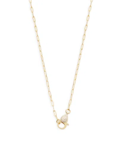 Effy Eny Women's 14k Goldplated Sterling Silver & 0.11 Tcw Diamond Chain Necklace