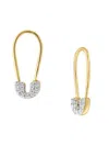 EFFY ENY WOMEN'S 14K GOLDPLATED STERLING SILVER & 0.15 TCW DIAMOND DROP EARRINGS