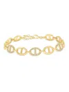 Effy Eny Women's 14k Goldplated Sterling Silver & 0.53 Tcw Diamond Bracelet