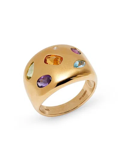 Effy Eny Women's 14k Goldplated Sterling Silver & Multi Stone Ring