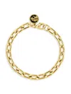 Effy Eny Women's 14k Goldplated Sterling Silver Link Chain Bracelet In Silver
