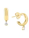 EFFY ENY WOMEN'S 14K YELLOW GOLD & 0.09 TCW DIAMOND EARRINGS