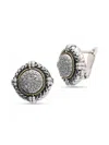 Effy Eny Women's 18k Yellow Gold, Sterling Silver & 0.29 Tcw Diamond Earrings In Silver