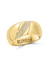 Effy Eny Women's Gold-plated Sterling Silver Diamond Ring In Gold