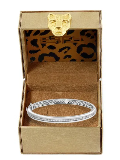 Effy Eny Women's Sterling Silver & 0.67 White Sapphire Cuff Bracelet