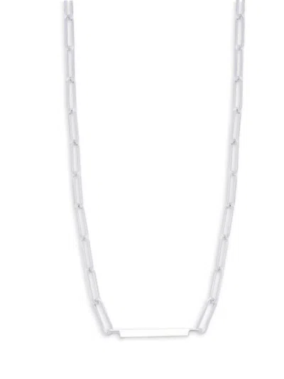 Effy Eny Women's Sterling Silver & 0.11 Tcw Diamond Pendant Necklace