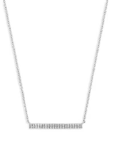 Effy Eny Women's Sterling Silver & 0.12 Tcw Diamond Necklace
