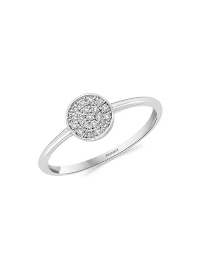 Effy Eny Women's Sterling Silver & 0.14 Tcw Diamond Cluster Ring