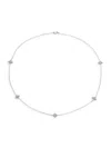 Effy Eny Women's Sterling Silver & 0.23 Tcw Diamond Necklace In Silver