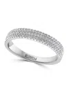 Effy Eny Women's Sterling Silver & 0.23 Tcw Diamond Ring In Silver
