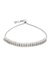 Effy Eny Women's Sterling Silver & 0.46 Tcw Diamond Bolo Bracelet In Silver