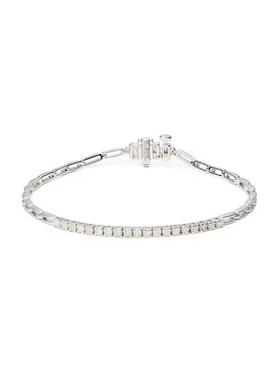 Effy Eny Women's Sterling Silver & 0.48 Tcw Diamond Bracelet