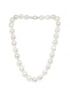 Effy Eny Women's Sterling Silver & 11-13mm Baroque Freshwater Pearl Strand Necklace
