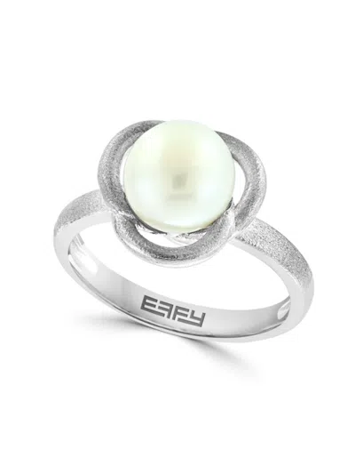 Effy Eny Women's Sterling Silver & 8mm Freshwater Pearl Ring