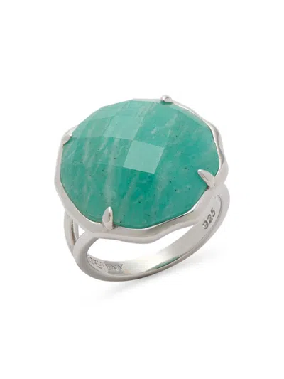 Effy Eny Women's Sterling Silver & Amazonite Ring