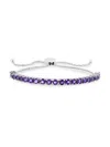 Effy Eny Women's Sterling Silver & Amethyst Bracelet In Silver