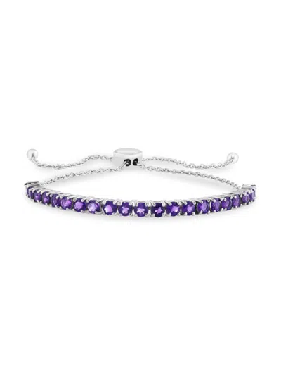 Effy Eny Women's Sterling Silver & Amethyst Bracelet