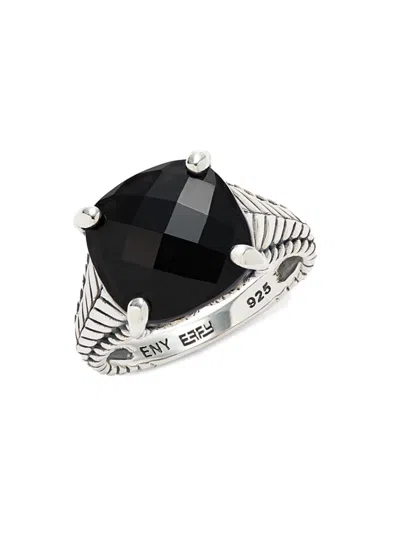 Effy Eny Women's Sterling Silver & Black Onyx Ring