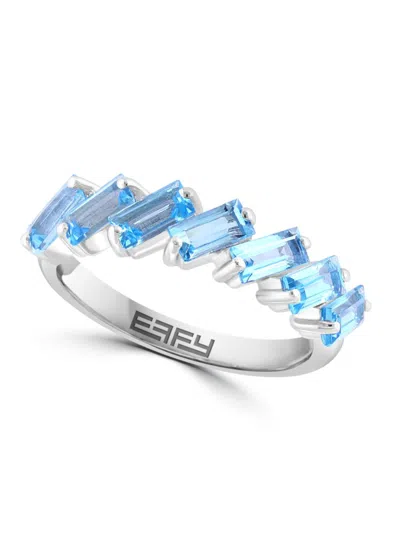 Effy Eny Women's Sterling Silver & Blue Topaz Ring