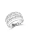 Effy Eny Women's Sterling Silver & Cubic Zirconia Wrap Ring In Sterling Silver