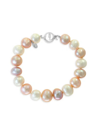 Effy Eny Women's Sterling Silver & Freshwater Pearl Beaded Bracelet In Multi