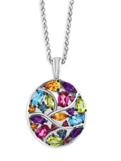 Effy Eny Women's Sterling Silver & Multi Stone Pendant Necklace