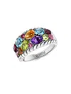 Effy Eny Women's Sterling Silver & Multi Stone Ring In Silver
