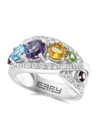 Effy Eny Women's Sterling Silver & Multi Stone Ring In Metallic