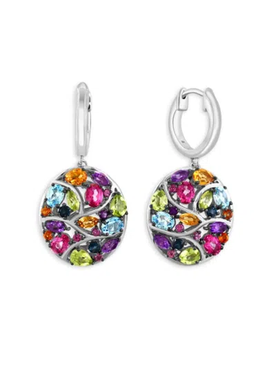 Effy Eny Women's Sterling Silver & Multistone Drop Earrings