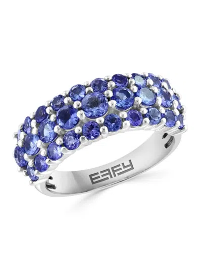 Effy Eny Women's Sterling Silver & Tanzanite Ring