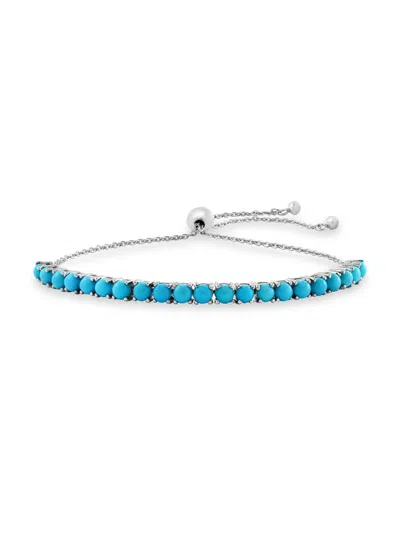 Effy Eny Women's Sterling Silver & Turquoise Bolo Bracelet