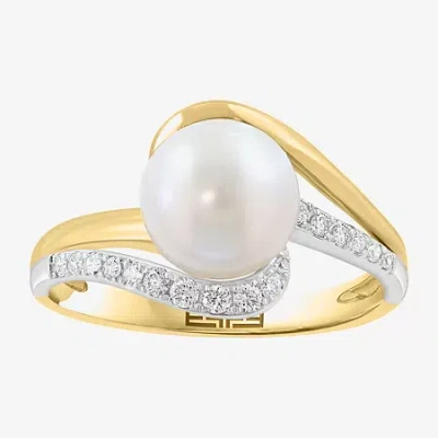 Effy Final Call Limited Quantities! Womens 1/7 Ct. T.w. 8mm Genuine White Cultured Freshwater Pearl 14k Gold Round S