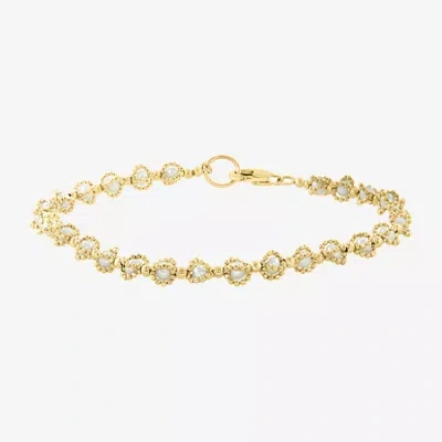 Effy Final Call Limited Quantities! Womens White 14k Gold Over Silver Strand Bracelet