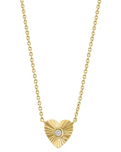 Effy Fine Jewelry 14k 0.02 Ct. Tw. Diamond Necklace