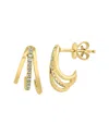 Effy Fine Jewelry 14k 0.09 Ct. Tw. Diamond Earrings