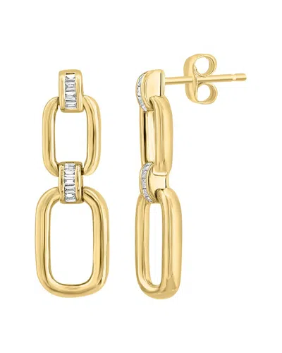 Effy Fine Jewelry 14k 0.10 Ct. Tw. Diamond Earrings In Gold