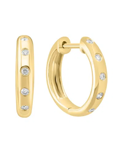 Effy Fine Jewelry 14k 0.10 Ct. Tw. Diamond Earrings In Pink