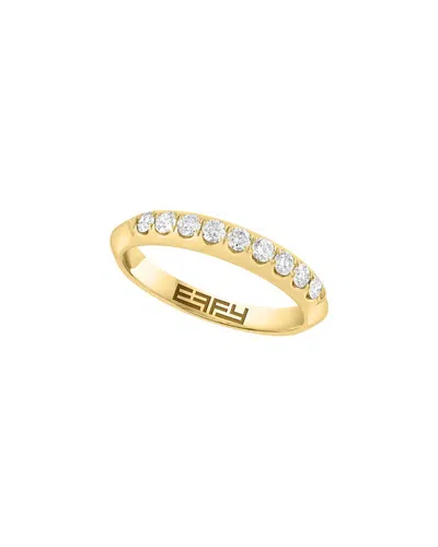 Effy Fine Jewelry 14k 0.18 Ct. Tw. Diamond Ring In Multi