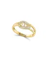 Effy Fine Jewelry 14k 0.18 Ct. Tw. Diamond Ring In Gold