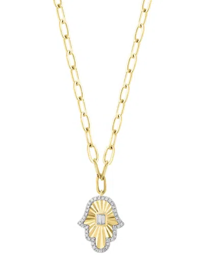 Effy Fine Jewelry 14k 0.21 Ct. Tw. Diamond Necklace